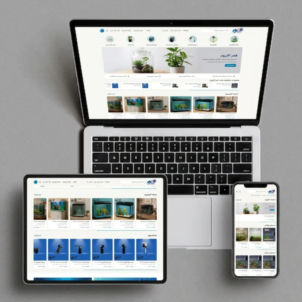 نمونه کار اکواریوم